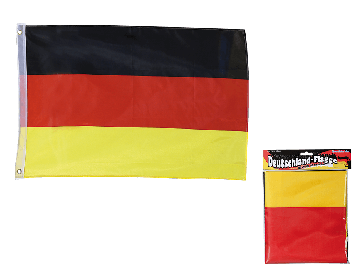 Germany flag with metal rings