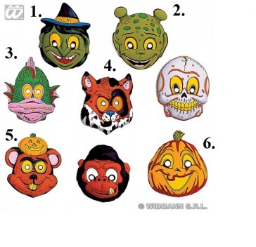 Halloweenska maska pre deti