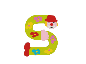 Wooden Letter S