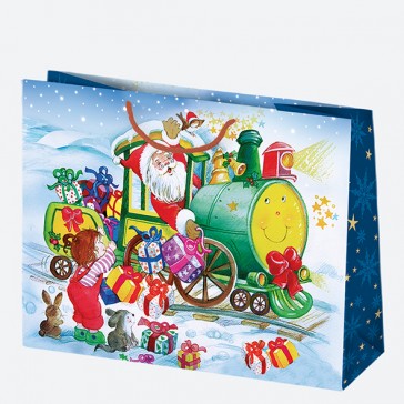 Vianočná darčeková taška 38 x 29 x 10 cm, 5 druhov