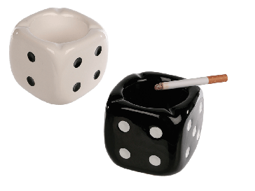 Hracia kocka ako popolník vhodne a elegantne doplní každý priestor.