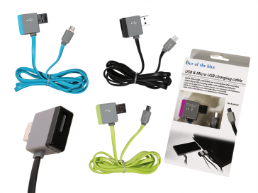 USB & Micro USB charging cable