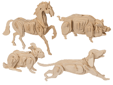 Natural Wooden 3D Puzzle