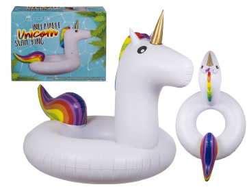 Inflatable Unicorn Swim Ring