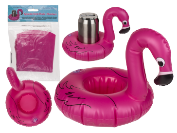 Inflatable drink holder