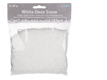 White deco snow