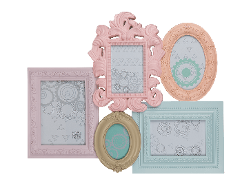 Plastic picture frame