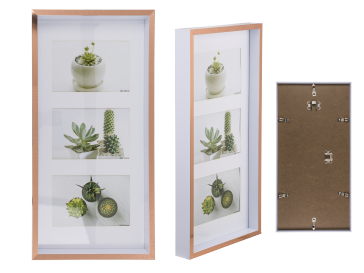 Plastic photo frame