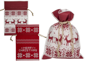 Plastic Christmas giftbag