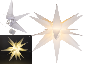 Foldable LED star
