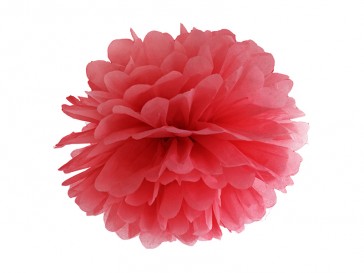 Blotting paper Pompom, red, 35cm, 1piece