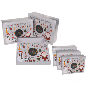 Silver gift box