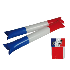 Inflatable clapper sticks