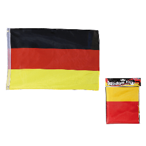 Germany flag with metal rings