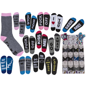 Funny Socks with Text