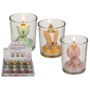 Candle in glass