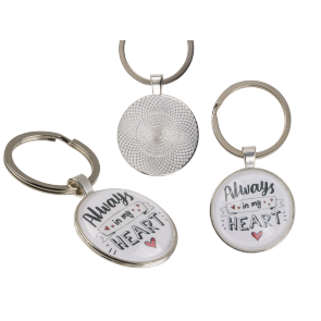Metal keychain