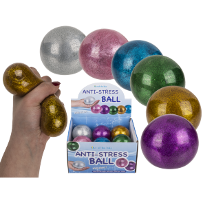 Squeeze glitter water ball