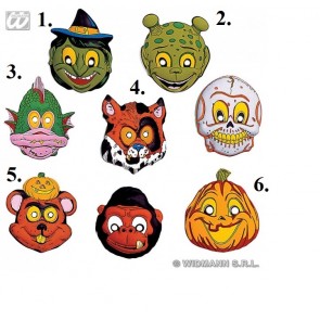 Halloweenska maska pre deti