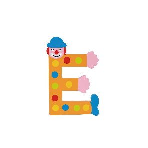 Wooden Letter E