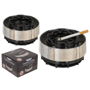 Smokeless plastic ashtray