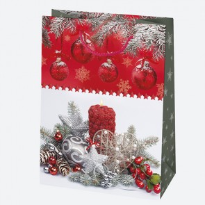 Vianočná darčeková taška XL 34,5 x 48 x 13 cm, 5 druhov