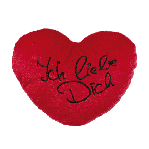 Red plush heart