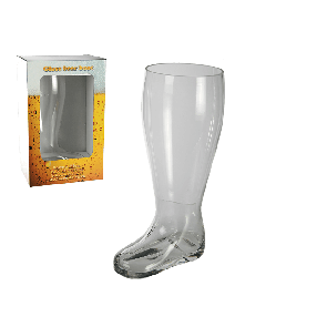 XXL-Glass beer boot for ca. 2 l
