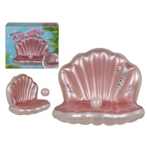 Inflatable Clam Shell & Pearl Pool Float