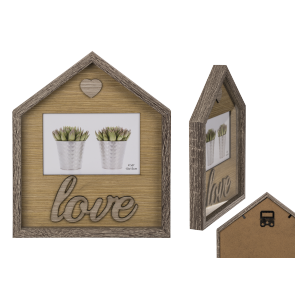 Wooden Photo Frame in house shape