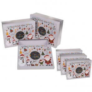 Silver gift box