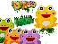 Zápich do kvetináča farebná žaba