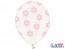 Balón ružové kvety 30 cm, 6ks