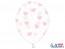 Silný balón ružové srdiečka 30 cm, 6 ks